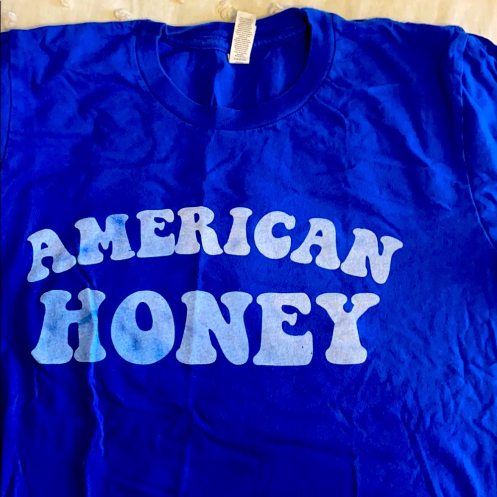 crazy cool threads American honey tee